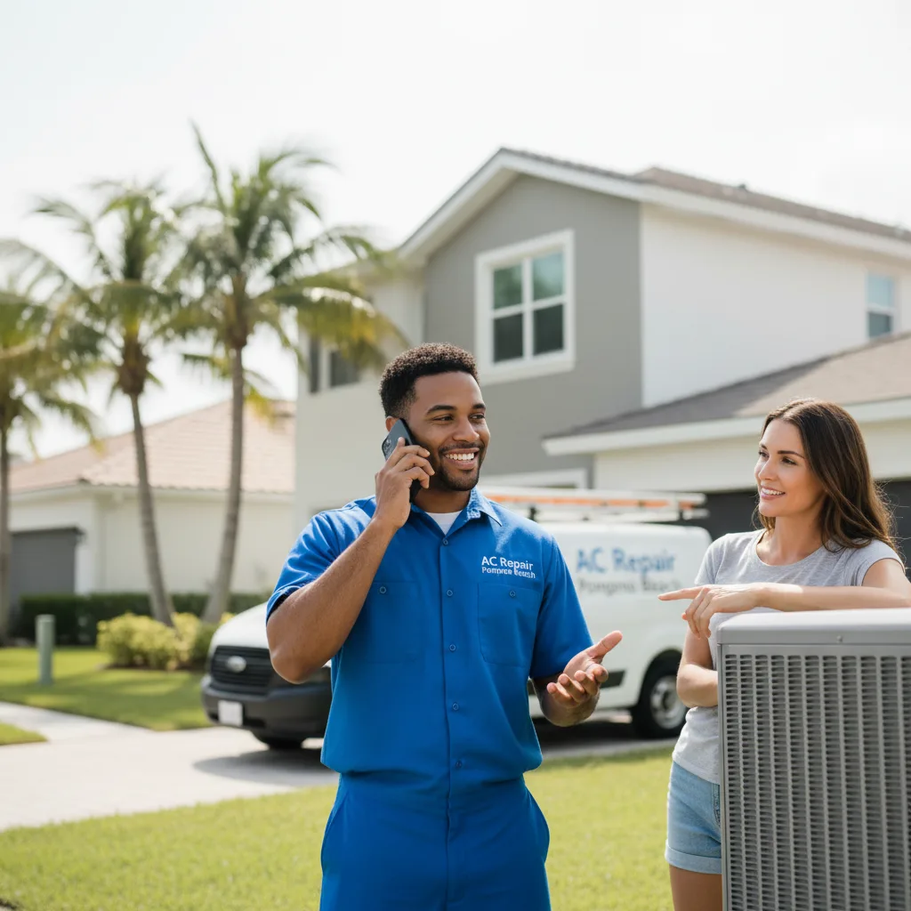 AC Repair Pompano Beach customer support in Irvington